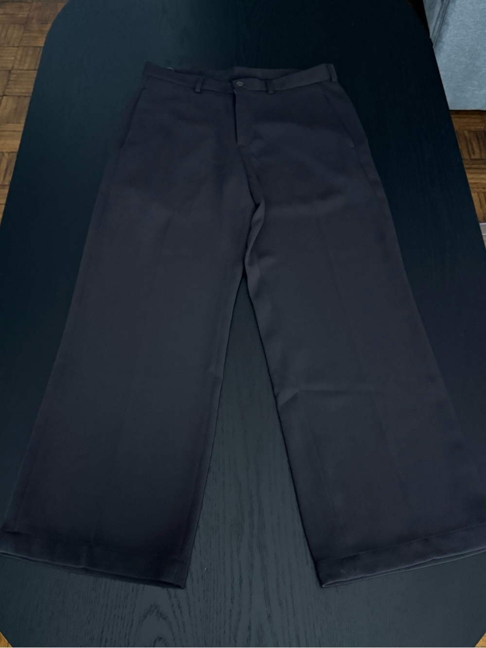 Vintage Armani Collezioni Charcoal Wide-Leg Pants